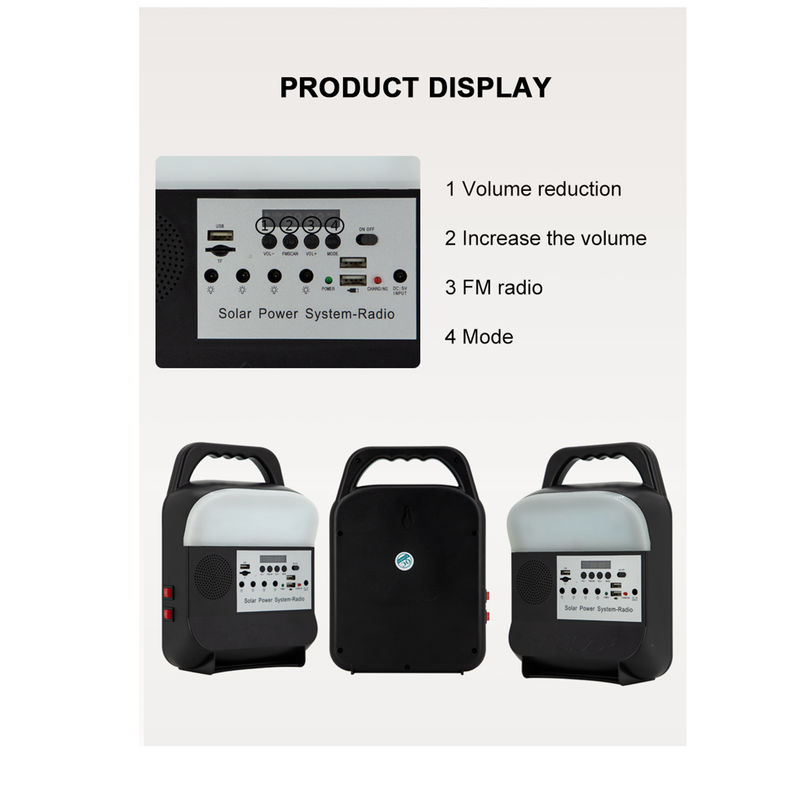 Dc leggero solare impermeabile 49.5cm*40.5cm*46cm del sistema di illuminazione del supporto a mensola IP65