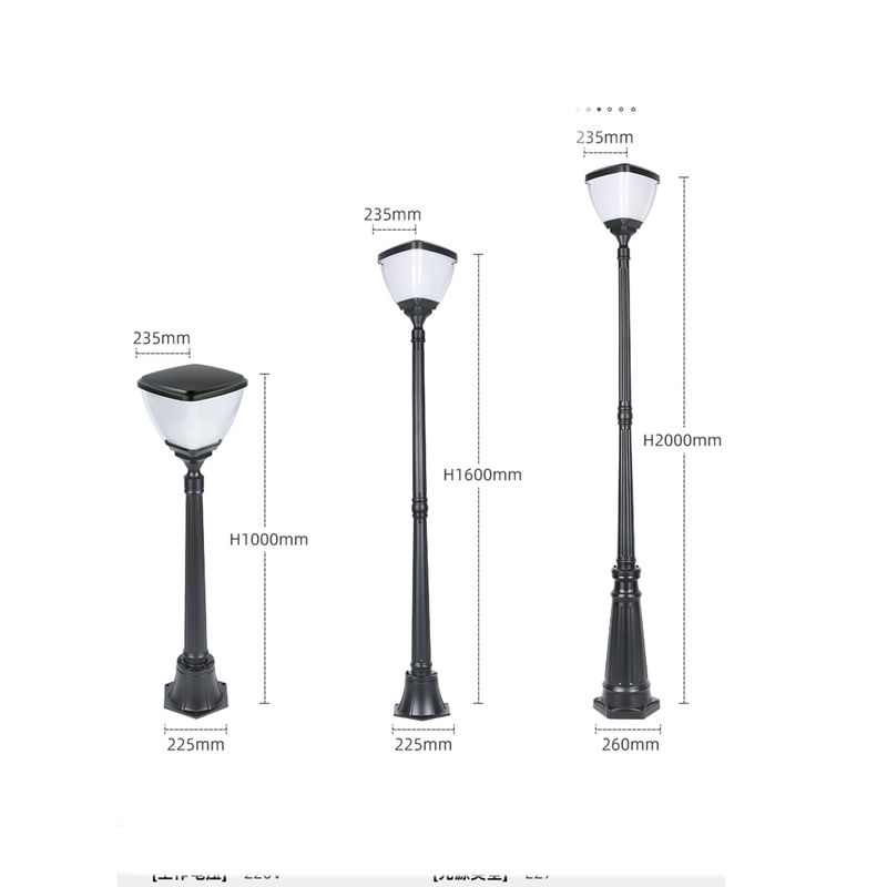 Sensore all'aperto solare principale impermeabile dell'iluminazione pubblica 5V 5M Power System Motion