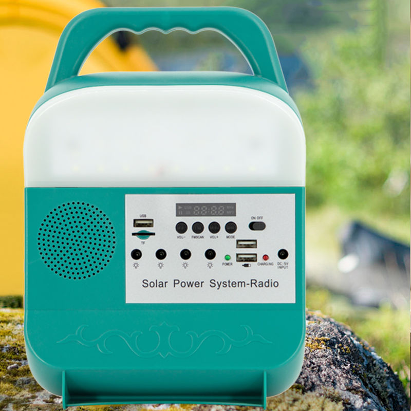 Sistema leggero domestico solare portatile all'aperto Kit Mini Power Led Charging Monocrystalline