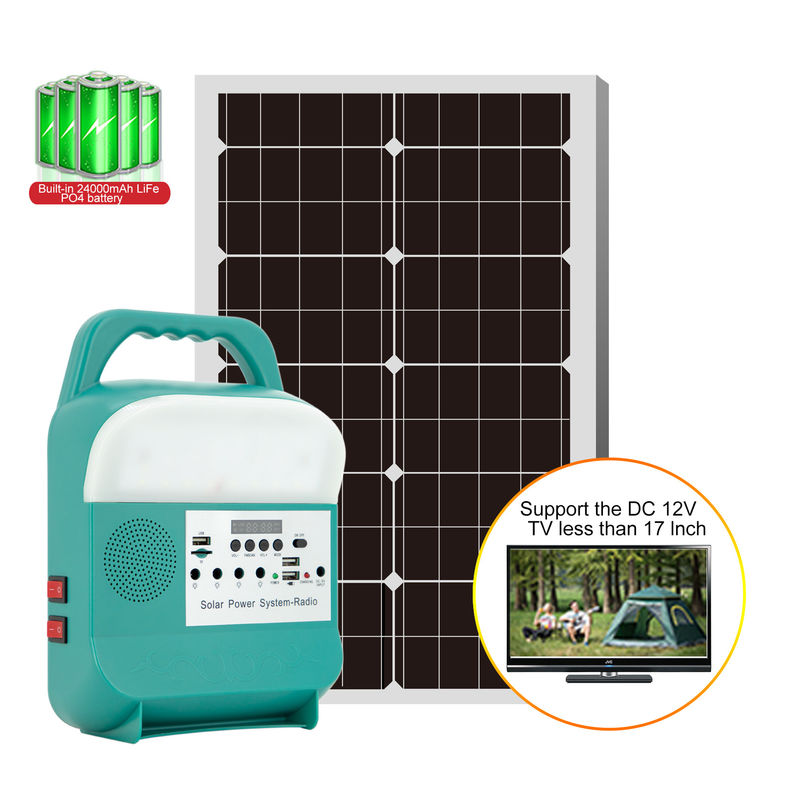 Mini Home Solar Lighting System portatile con il generatore di campeggio all'aperto della radio di FM
