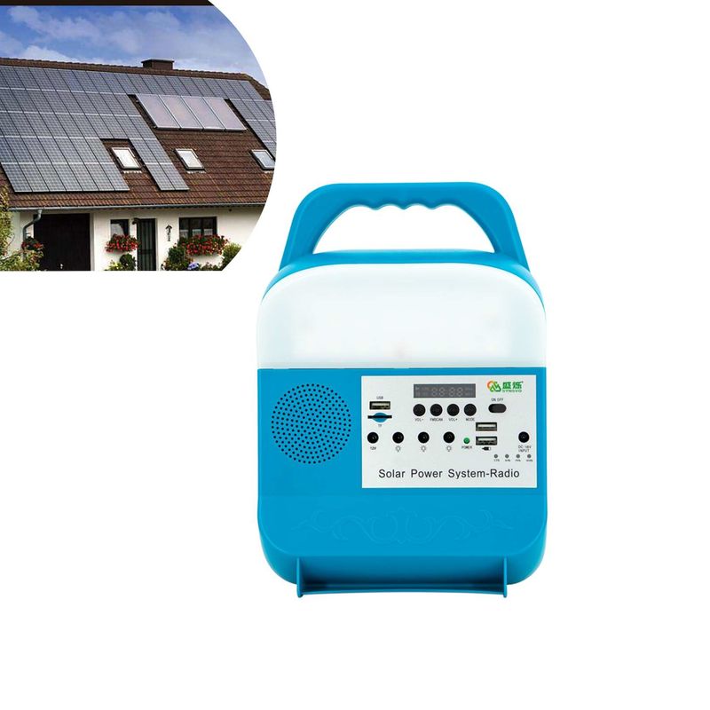 Mini sistema di illuminazione solare portatile di emergenza 30W con luce per il piccolo campeggio