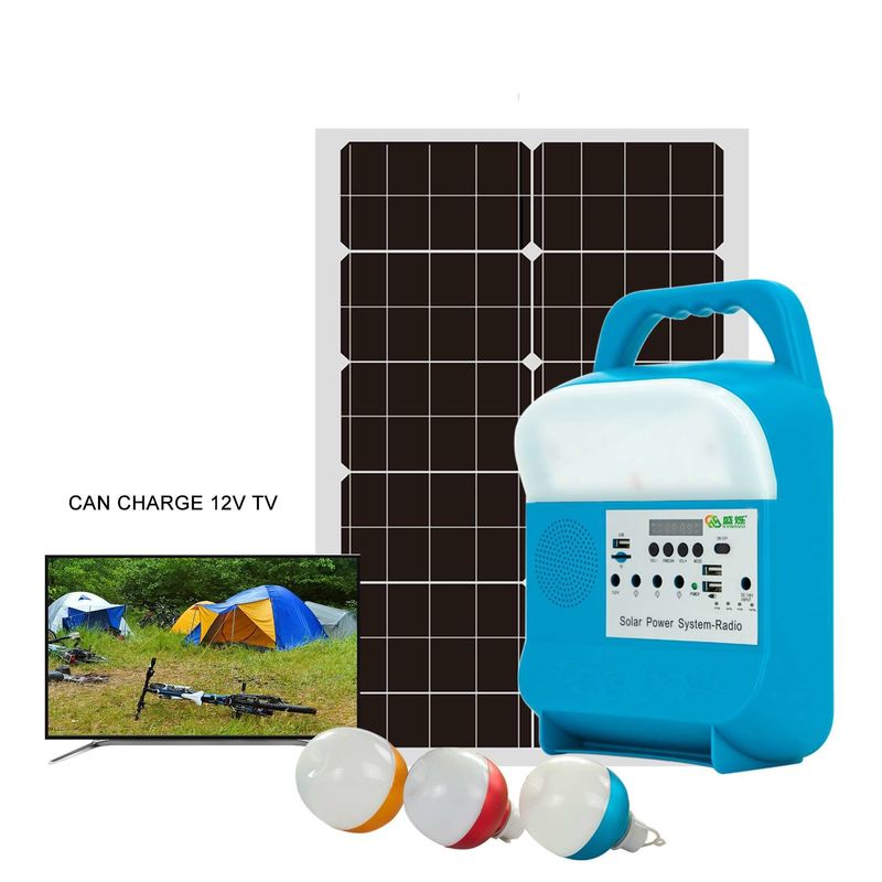 Fashion Design Ricaricabile Sun Power Generator Sistema solare Light Portable Power Station Mini Solar Light System