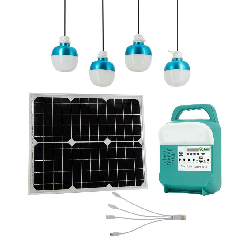 Illuminazione Domestica Generatore Portatile Solare Mini Kit Pannello Centrale Solare Per Il Campeggio
