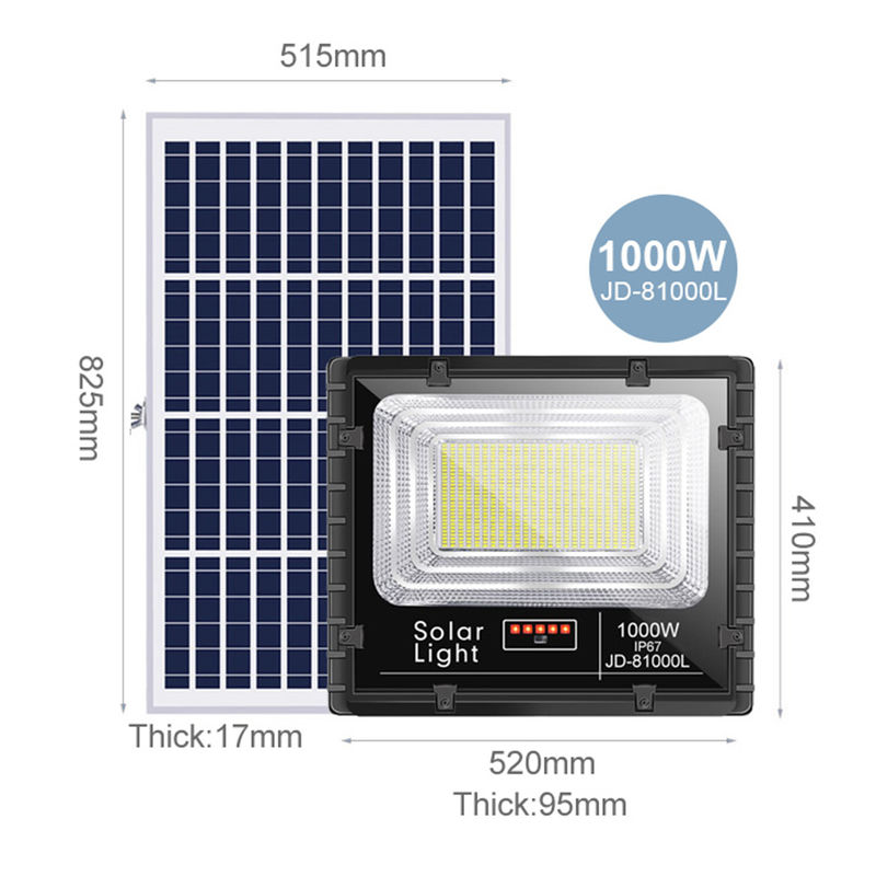 La lampada all'aperto Ip65 a distanza 100w impermeabile 500w di inondazione del ODM 300W di potere solare della luce ha condotto