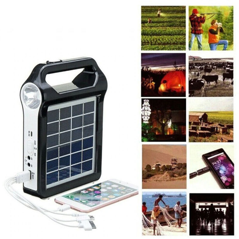 Kit di illuminazione portatile a energia solare Off Grid Mini Small House Home Emergency