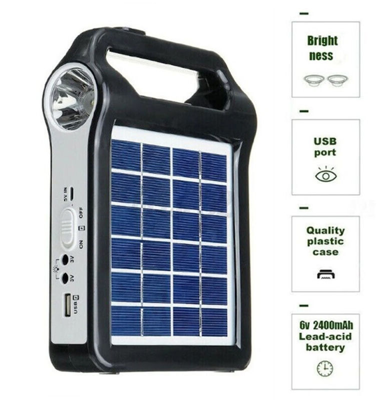 Kit di illuminazione portatile a energia solare Off Grid Mini Small House Home Emergency
