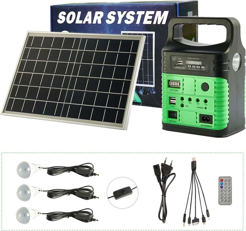 Pannello solare dell'interno domestico che fa pagare potere portatile di campeggio 3.7V*3Pcs della luce del LED