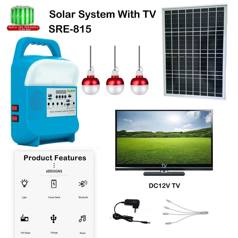Il campeggio all'aperto accende la lanterna solare SRE-815-A 5W della lanterna ricaricabile LED di USB