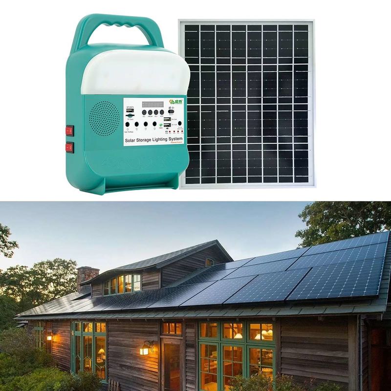 Tipo-c multiplo giardino di carico veloce dell'uscita del Usb delle luci di energia solare di alta luminosità