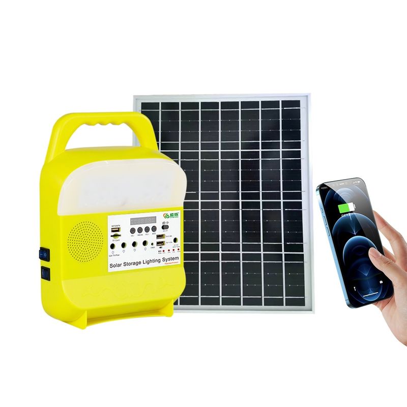 radio leggera di carico solare SRE-815B di campeggio all'aperto di FM della torcia della centrale elettrica 16W LED