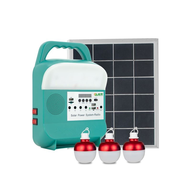 l'energia solare 9W che accende le lampadine del corredo LED mura il caricatore portatile SRE-689 del telefono della stazione