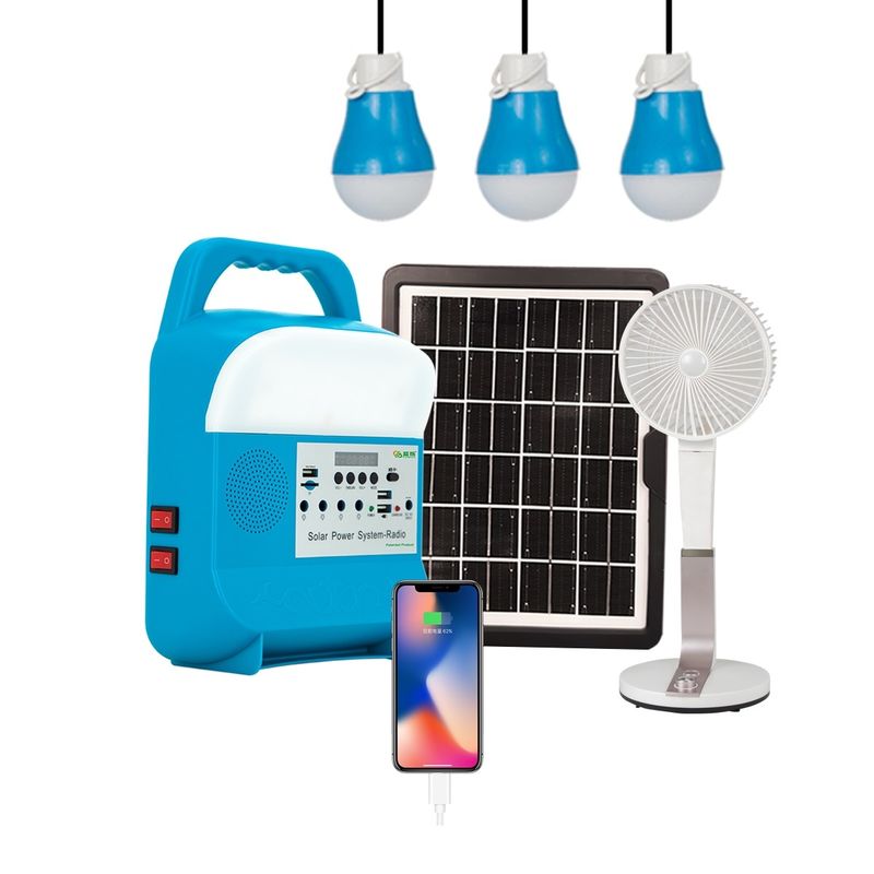 Camera dell'interno del generatore di potere delle mini luci solari all'aperto a energia solare portatili di CC 5W