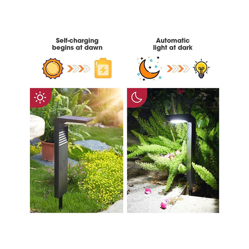 Il giardino domestico impermeabile leggero dell'iarda della decorazione del paesaggio accende il giardino a energia solare principale all'aperto impermeabile all'aperto CPD2801