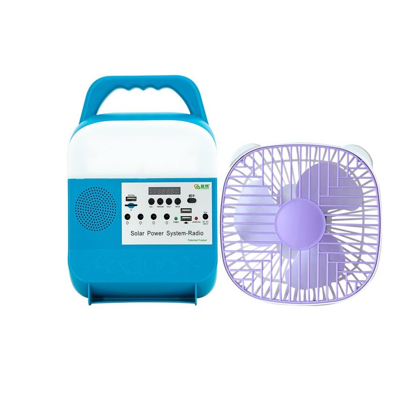 Sistema di illuminazione di Kit With Speaker Solar Energy di energia solare del gruppo elettrogeno solare 5W dei sistemi di illuminazione di energia solare
