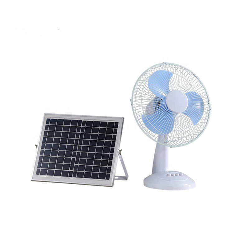 15W adeguamento all'aperto alimentato solare degli ingranaggi del fan 3 per il fan domestico del piedistallo