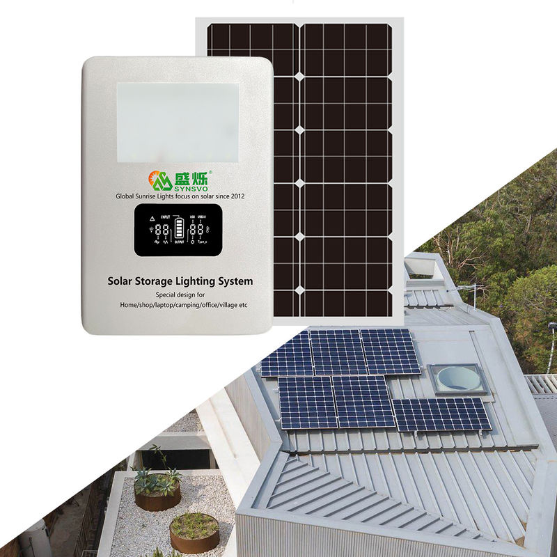 Il sistema energetico del pannello solare di efficienza di 97% con la batteria di 16V 12.5ah e di 16V 25ah ha imballato in contenitore 938 di cartone