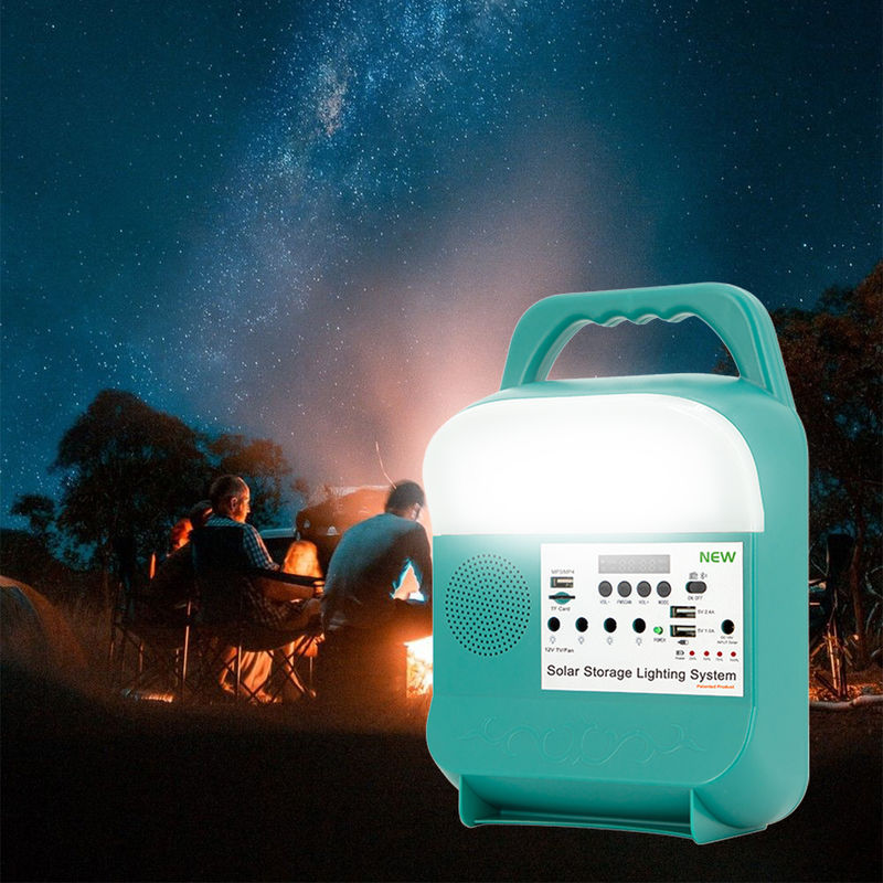 Piccolo orario di lavoro leggero solare dei corredi 10h per luce di campeggio solare d'accensione all'aperto con la Banca di potere