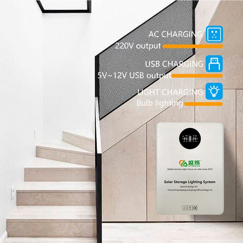 Invertitore solare off-grid con batteria al litio 5V/9V/12V/220V Voltaggio di uscita 22*30cm Dimensione