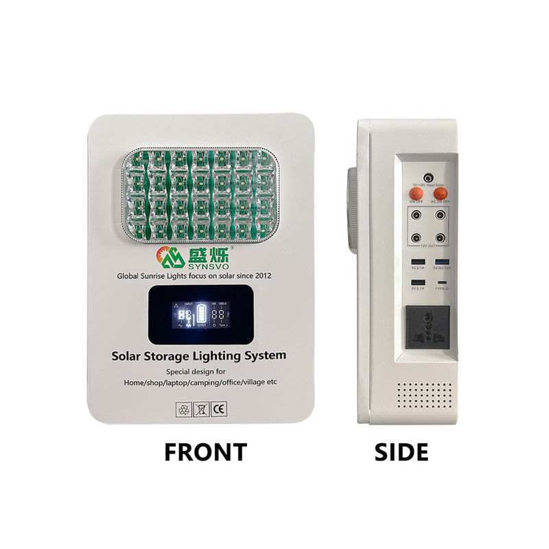 Sistema energetico a pannelli solari certificato CE con batteria 16V 12,5AH (15*2600Mah) 6W*3PCS lampadina LED
