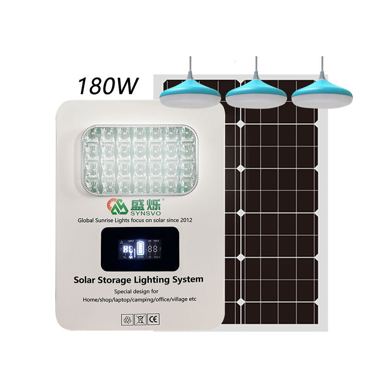 Generatore di energia solare a invertitore a lampadina a LED da 6W certificato ISO con sistema domestico 3PCS
