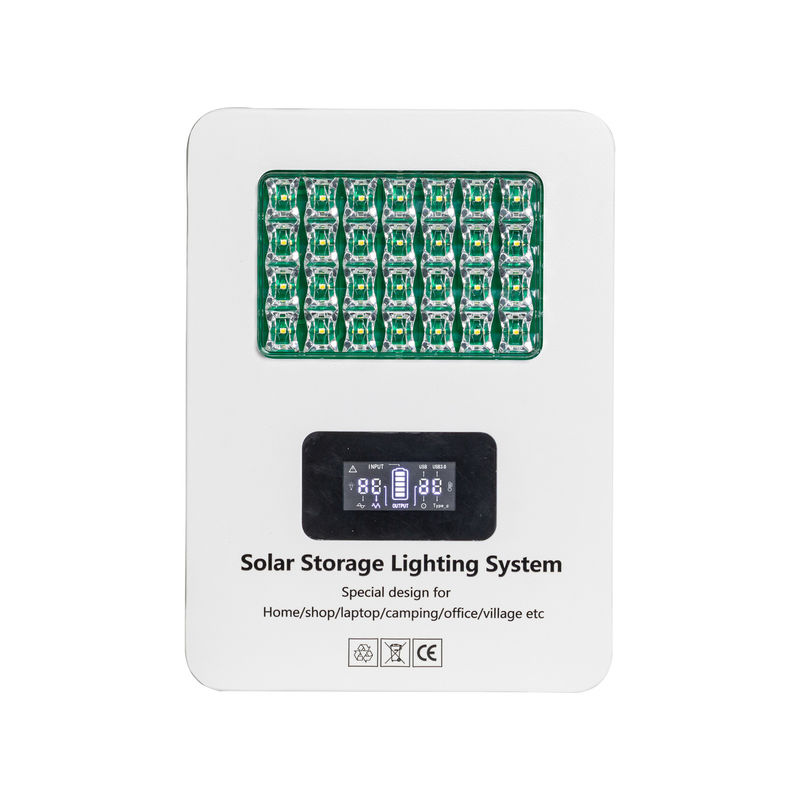 16V 12,5AH Generatori solari portatili Sistema di illuminazione di stoccaggio solare 22*30cm 180W/300W