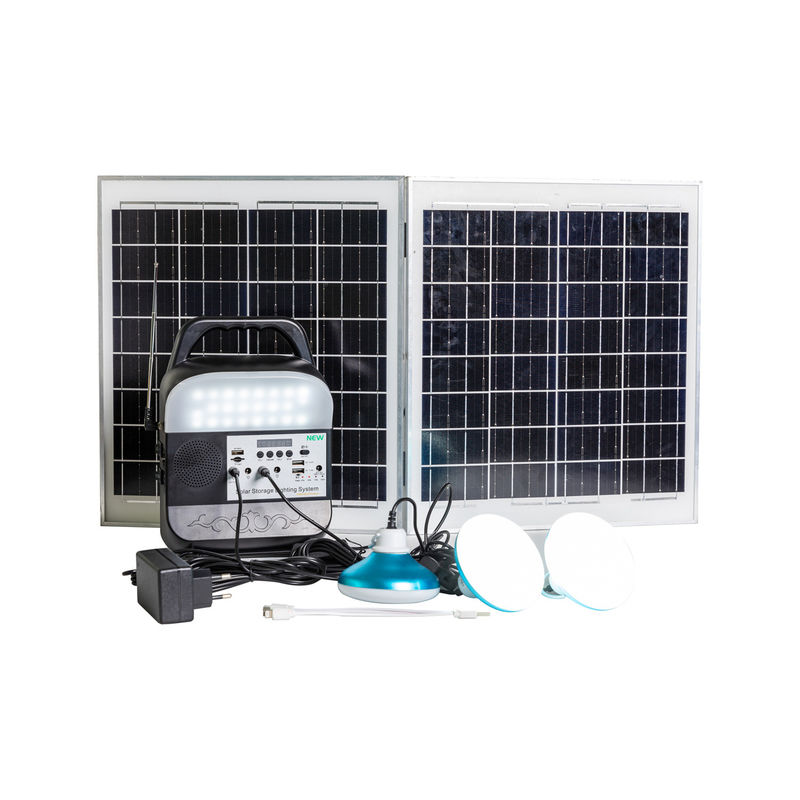45W 16V sistema di illuminazione solare per la casa TV e ventilatore per un'alimentazione affidabile fuori rete Mini portatile 12v Dc