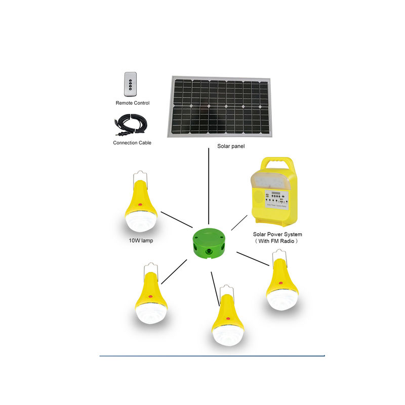 SRE-98G-4 Lampade a LED a energia solare 5200MAH Batteria al litio per luminosità