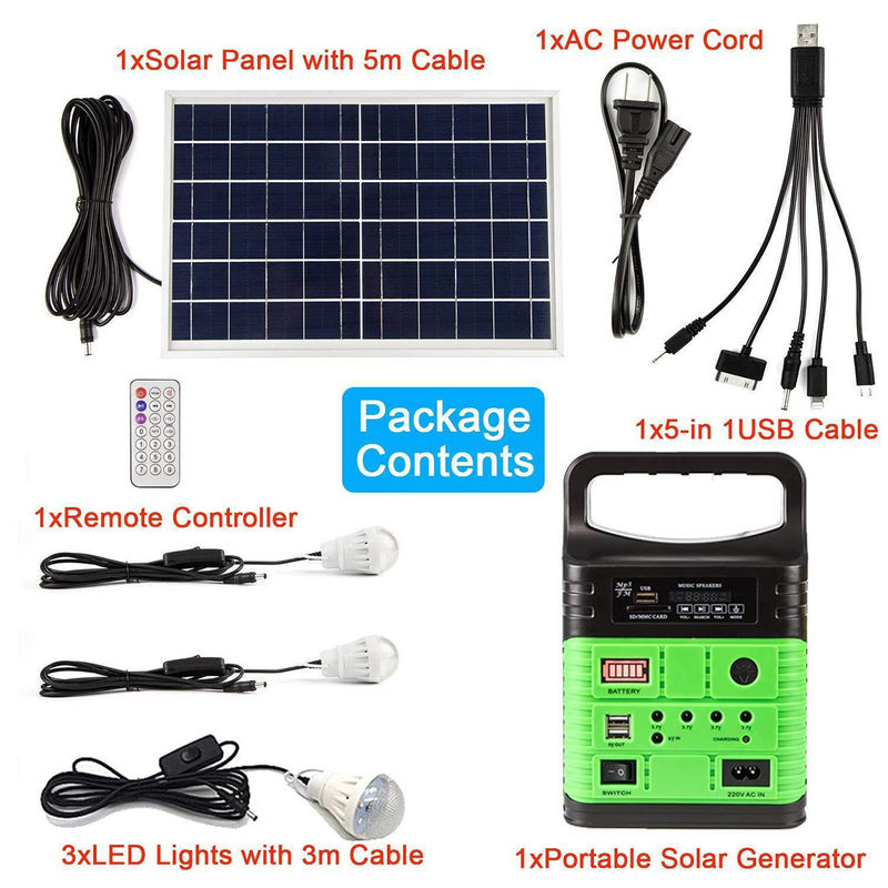 Lampade di emergenza solare a silicio monocristallino con frequenza di 60 Hz