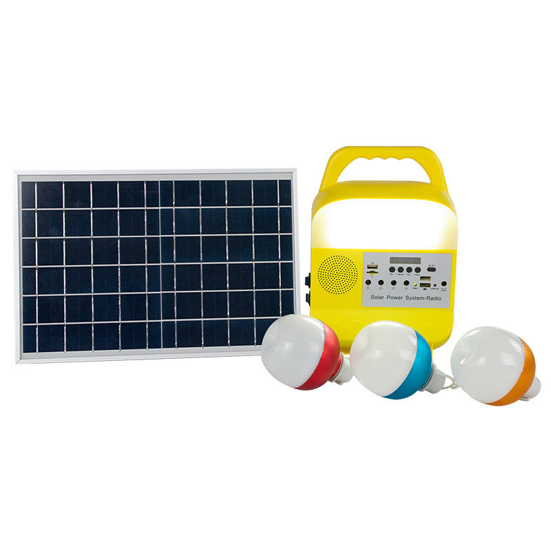 Campo alimentato solare 9W del pannello delle luci di emergenza di colore dell'OEM