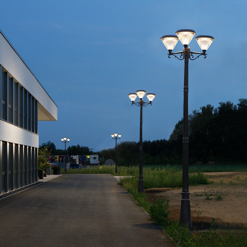 Il giardino solare LED del paesaggio di IP65 della luce solare all'aperto di via accende 3 lampade cape