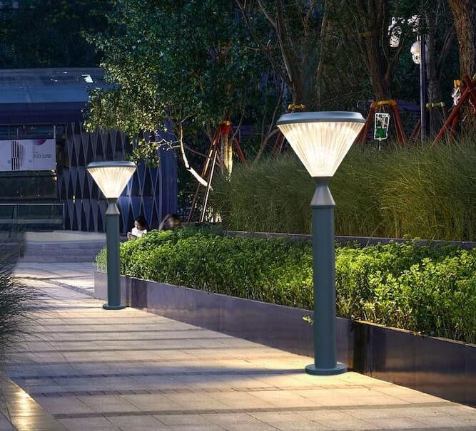 20ah le luci solari del giardino della villa 3W hanno dipinto Matte Outdoor Landscape Gate Decoration