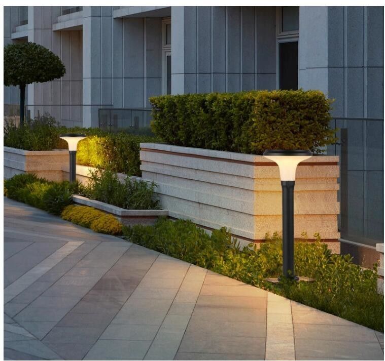 Lampadina solare Illuminazione per passerelle Illuminazione per esterni da giardino solare Impermeabile Luci da giardino per prato solare da cortile a LED impermeabili