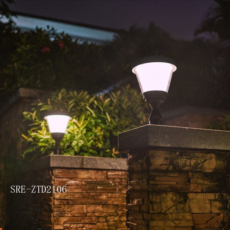 Lampada impermeabile della colonna della decorazione LED Soalr della luce della colonna della luce solare del giardino