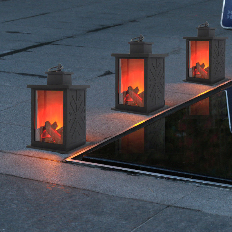 Le luci decorative solari del giardino del ODM dell'OEM fiammeggiano le lanterne per il campeggio all'aperto