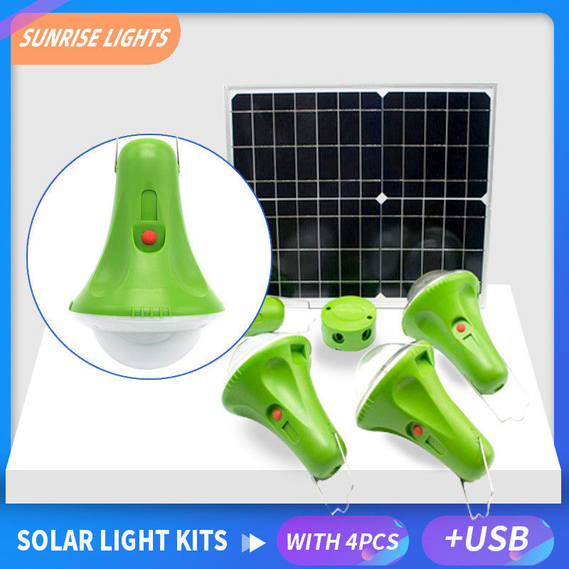 CCC 50000 ore 435Lum 12V Kit di illuminazione solare con controllo remoto Mini pannello solare batteria sistema di alimentazione dell'illuminazione