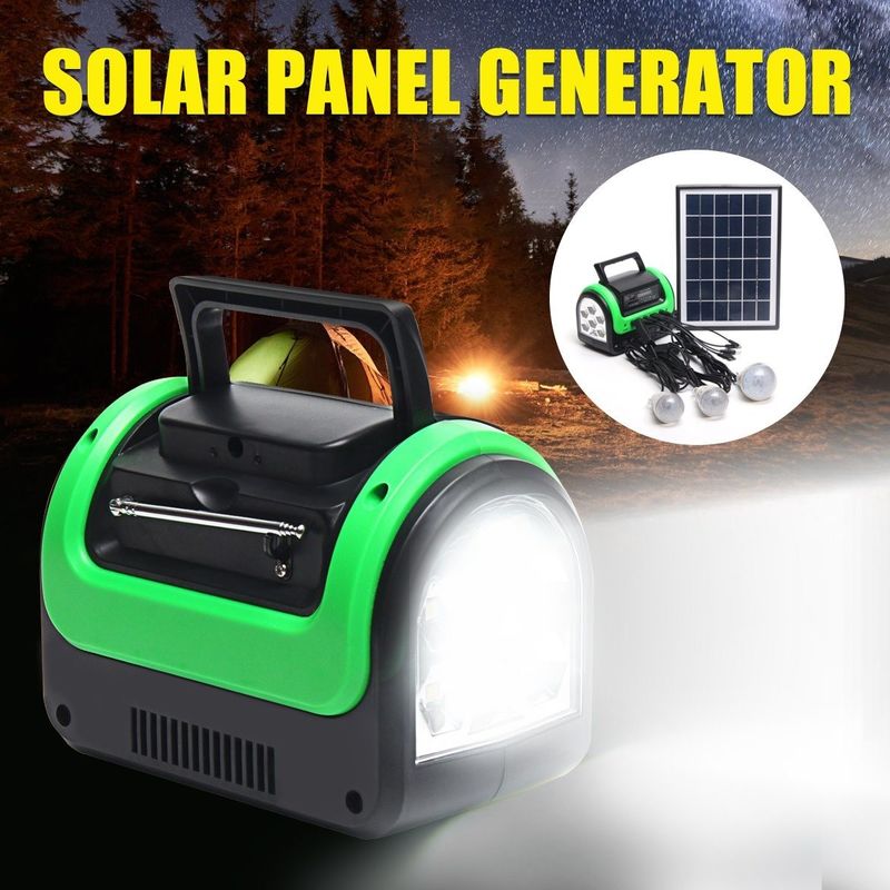 Corredo leggero solare della lampada 12PCS SMD LED del FCC contabilità elettromagnetica 5W 6V del crogiolo a energia solare portatile di automobile