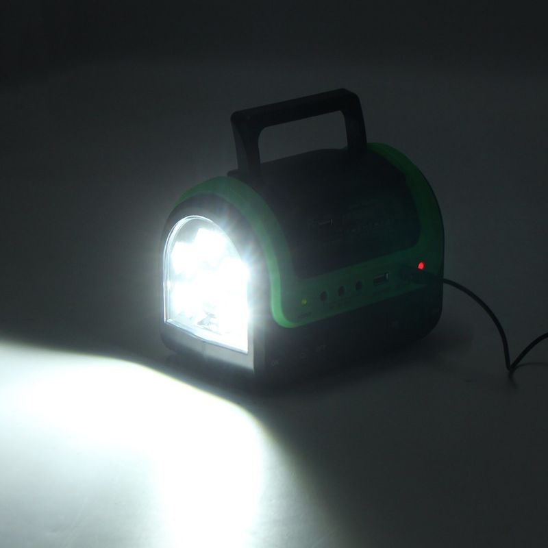 Corredo leggero solare della lampada 12PCS SMD LED del FCC contabilità elettromagnetica 5W 6V del crogiolo a energia solare portatile di automobile