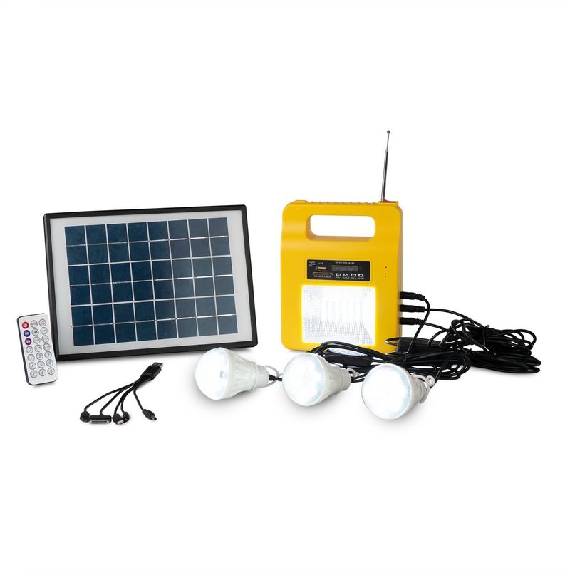 Interruzione elettrica luci di emergenza solari di 5 watt con il caricatore del telefono cellulare