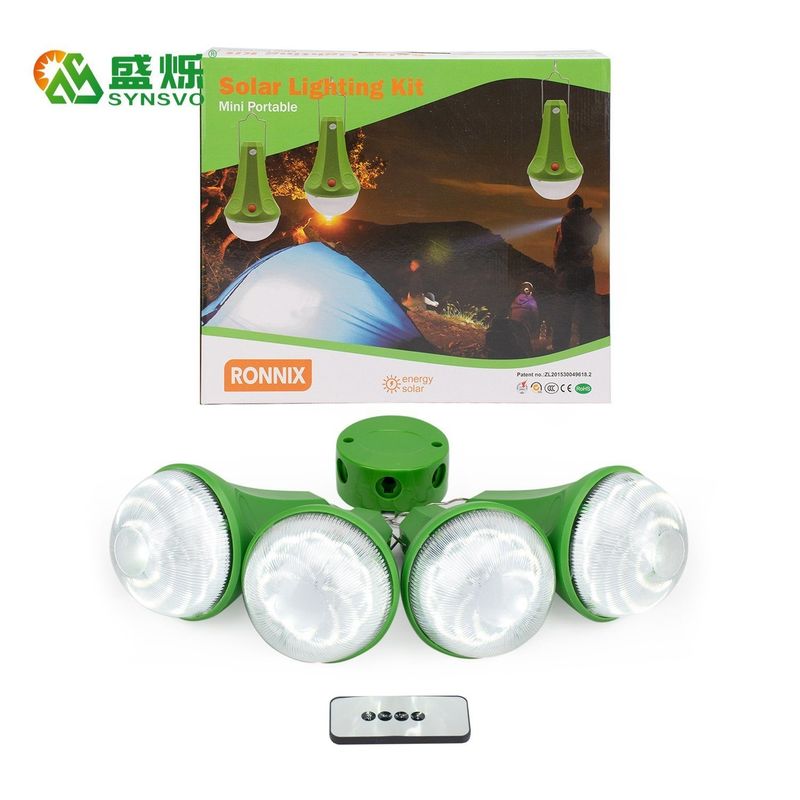 435lum telecomandato Mini Home Lighting System solare 14Hours ad orario di lavoro 48Hours