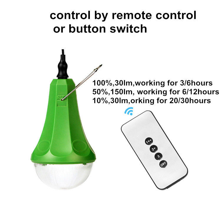 435lum telecomandato Mini Home Lighting System solare 14Hours ad orario di lavoro 48Hours