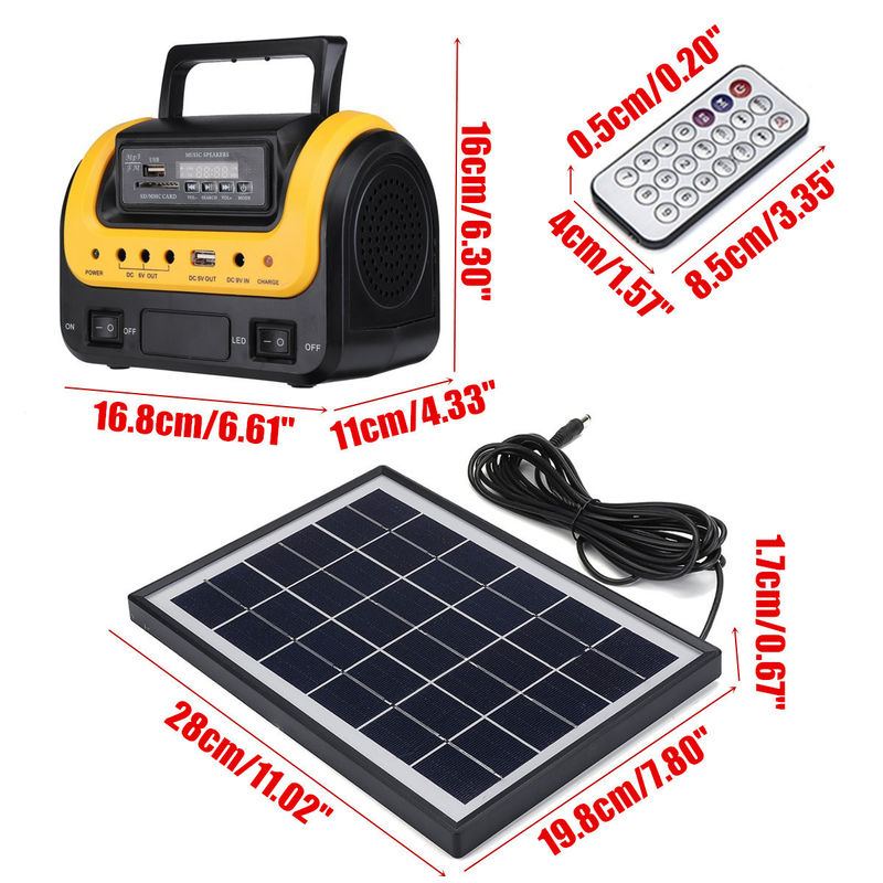 Centrale elettrica domestica solare della soluzione originale di potere, nuovo Mini Solar Home System con le luci solari economiche