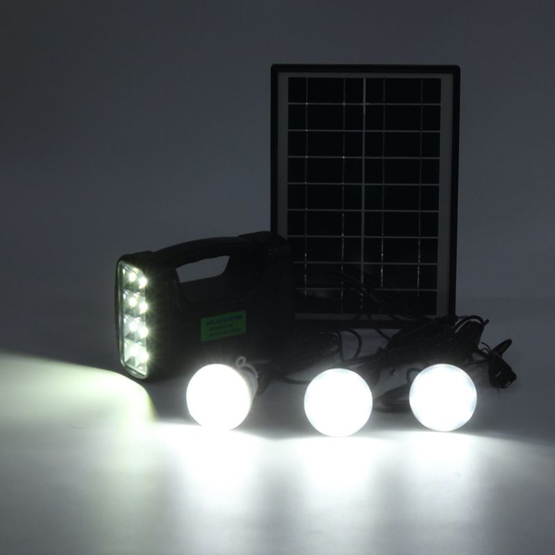 Illuminazione solare dell'interno Kit With di 12PCS SMD LED 3W 4W 5W	4Ah Batttery acido al piombo