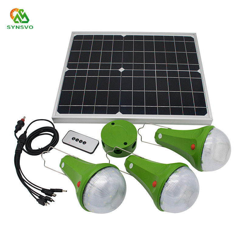 9W LED alimentato solare fa luce il sistema di illuminazione solare telecomandato per la casa