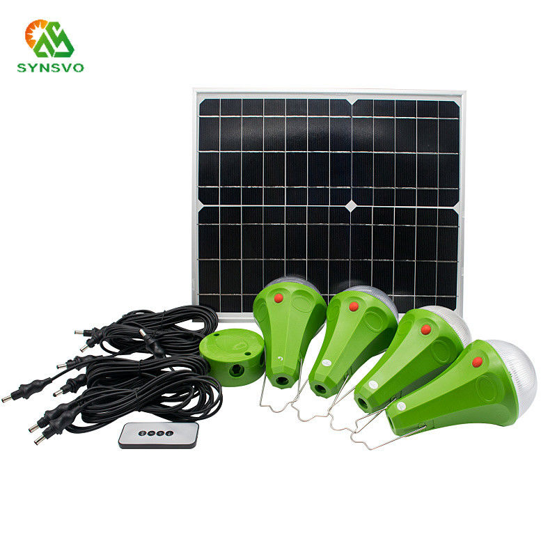 9W LED alimentato solare fa luce il sistema di illuminazione solare telecomandato per la casa