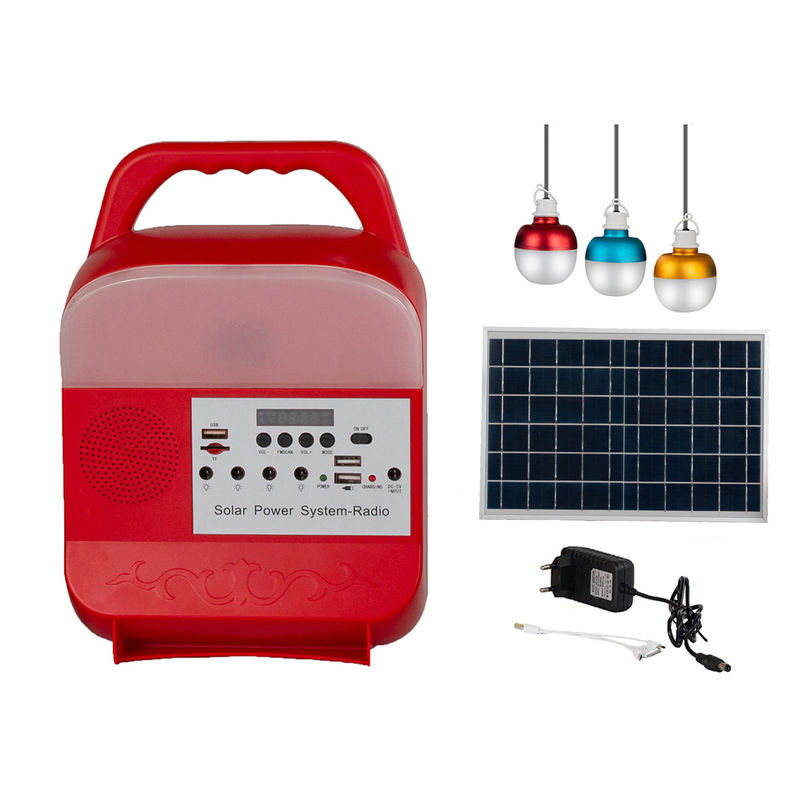 Luce di pannello solare del sistema solare IP65 della lampadina della batteria ricaricabile 9W LED 3 per la casa