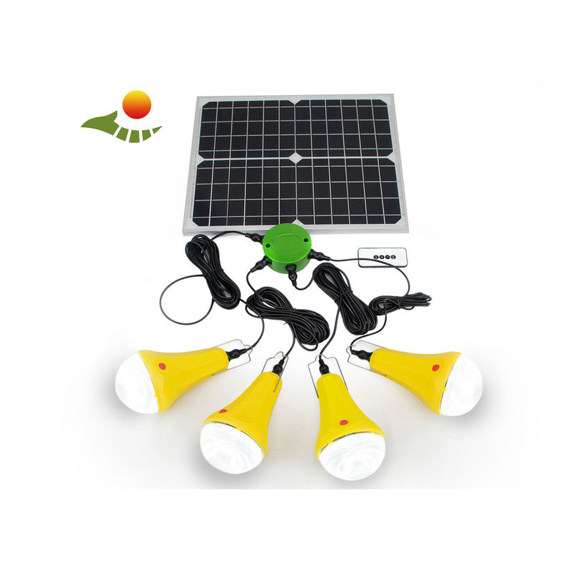 CE ROHS 11-30Hrs 4PCS Lampada al litio Sistema solare per l'illuminazione domestica Prezzo