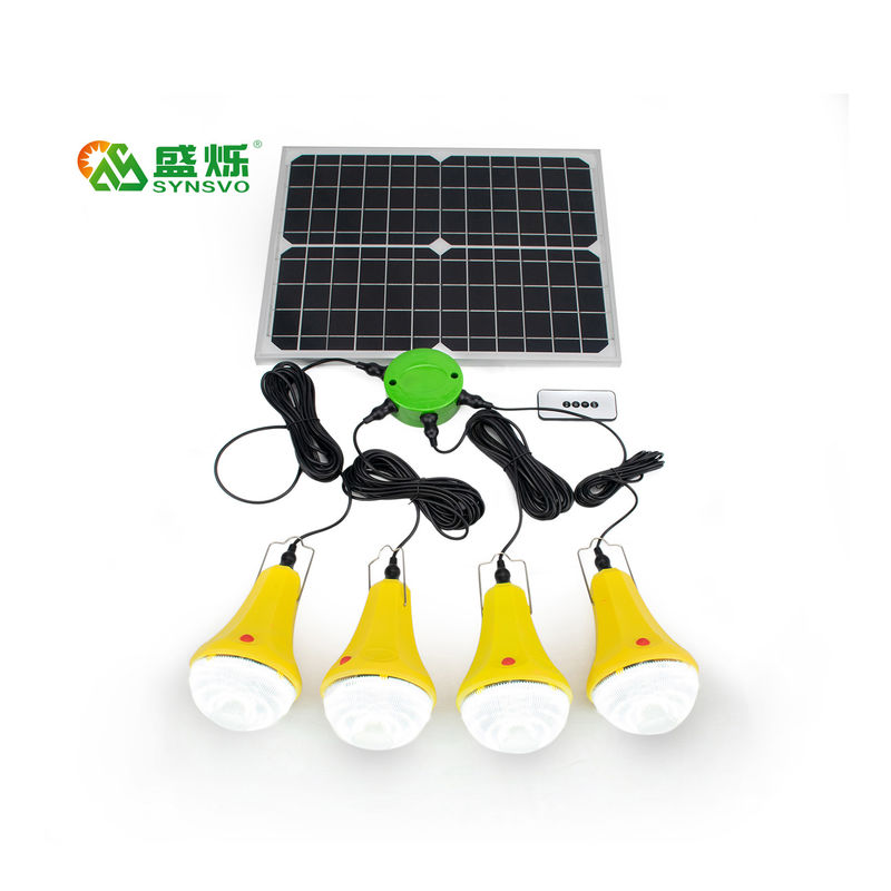 CE ROHS 11-30Hrs 4PCS Lampada al litio Sistema solare per l'illuminazione domestica Prezzo