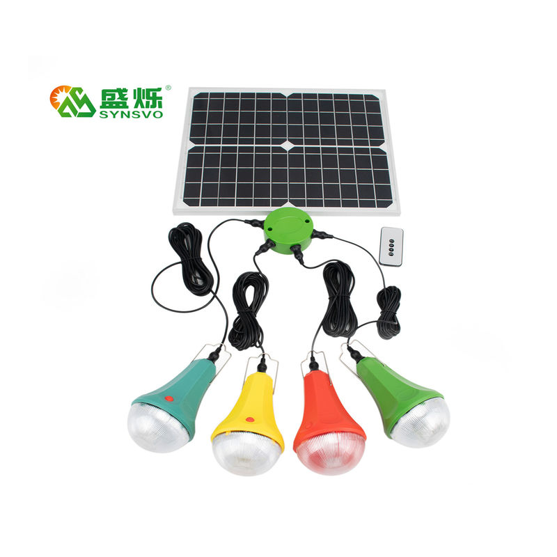 20W 5V mono pannello 52SMD LED lampadine solari portatili con batteria sul sistema solare di rete