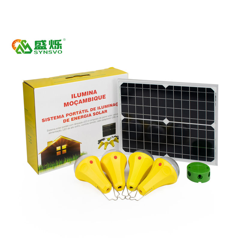 Luce solare a parete con 4 lampadine Cina all'ingrosso Led Warehouse luce solare sRE-98G-4