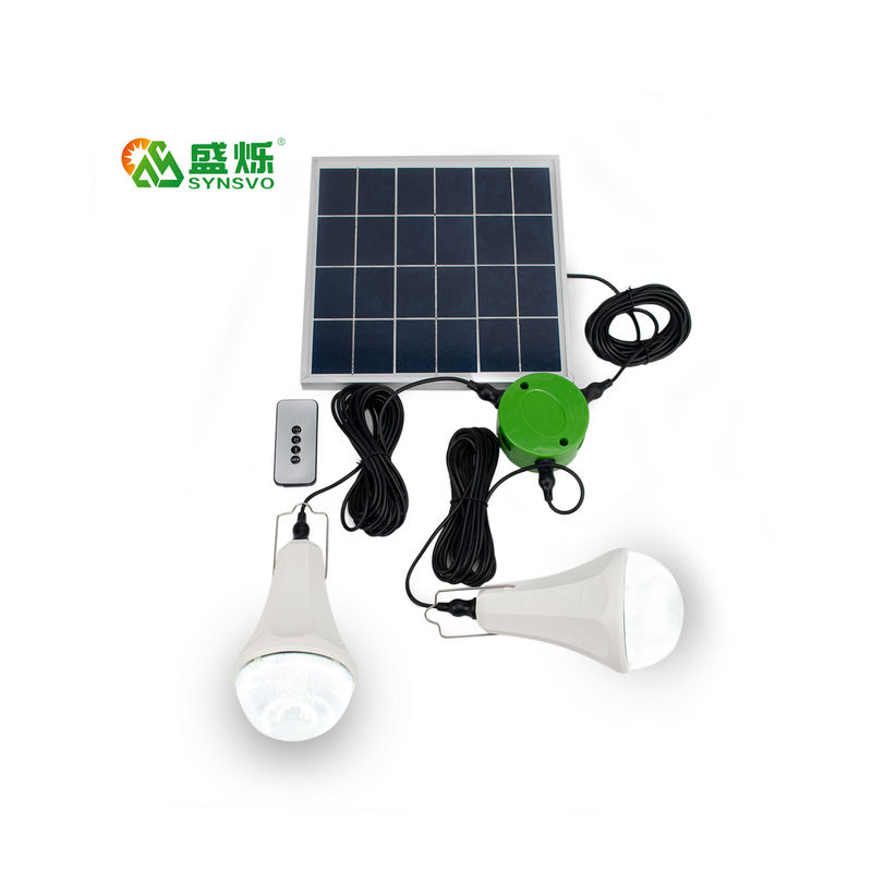 Corredi leggeri solari della lampadina del CE ROHS 10W 5V 2pcs*3W con il mono pannello solare